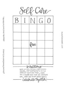 Self-Care Bingo for Educators - Ms. Jen Alexander