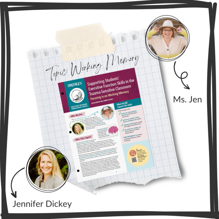 New Quick Guide Topic: Working Memory by Ms. Jen and Jennifer Dickey